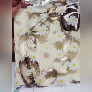 Clear/Brown/Black Acrylic Beaded Bracelet